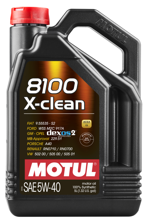 MOTUL 8100 X-CLEAN 5W-40